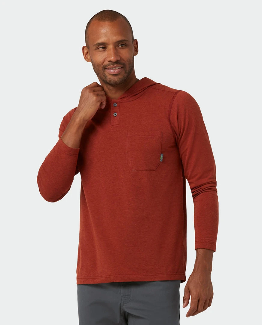 Stio Men's Tipton Tech Hooded Henley 5 Stio Men's Tipton Tech Hooded Henley
