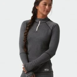 Stio Women's Basis Power Wool™ Zip Neck