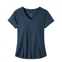 Stio Women's Divide V-Neck SS
