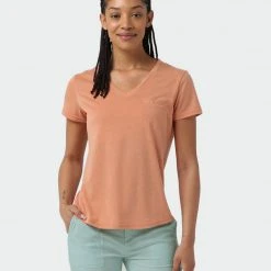 Stio Women's Divide V-Neck SS