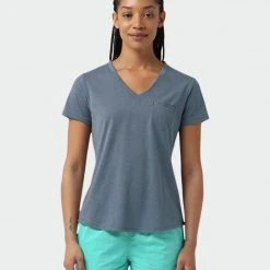 Stio Women's Divide V-Neck SS