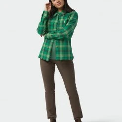 Stio Women's Hutkeeper Flannel Shirt 50 Stio Women's Hutkeeper Flannel Shirt