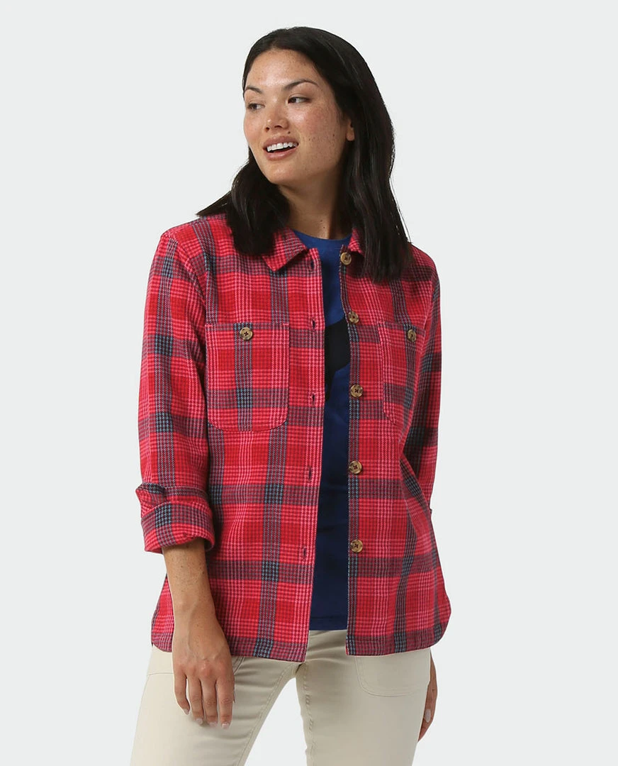 Stio Women's Hutkeeper Flannel Shirt 13 Stio Women's Hutkeeper Flannel Shirt